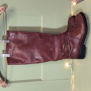 Women's Max Great Redish Brown Riding Boot 7